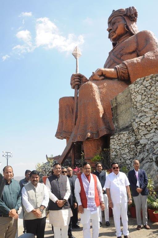 महाराणा प्रताप को नमन के बाद सीएम व केन्द्रीय मंत्री ने किया जल संचय अभियान का शुभारंभ