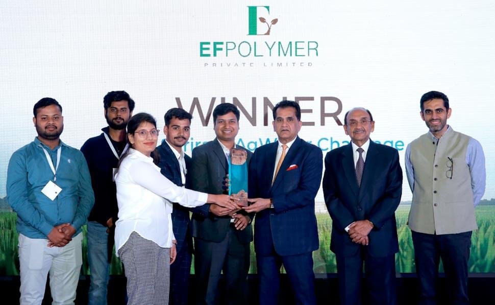 EF Polymer Awarded INR 2 Crores as Winner of The/Nudge Prize: DCM Shriram AgWater Challenge