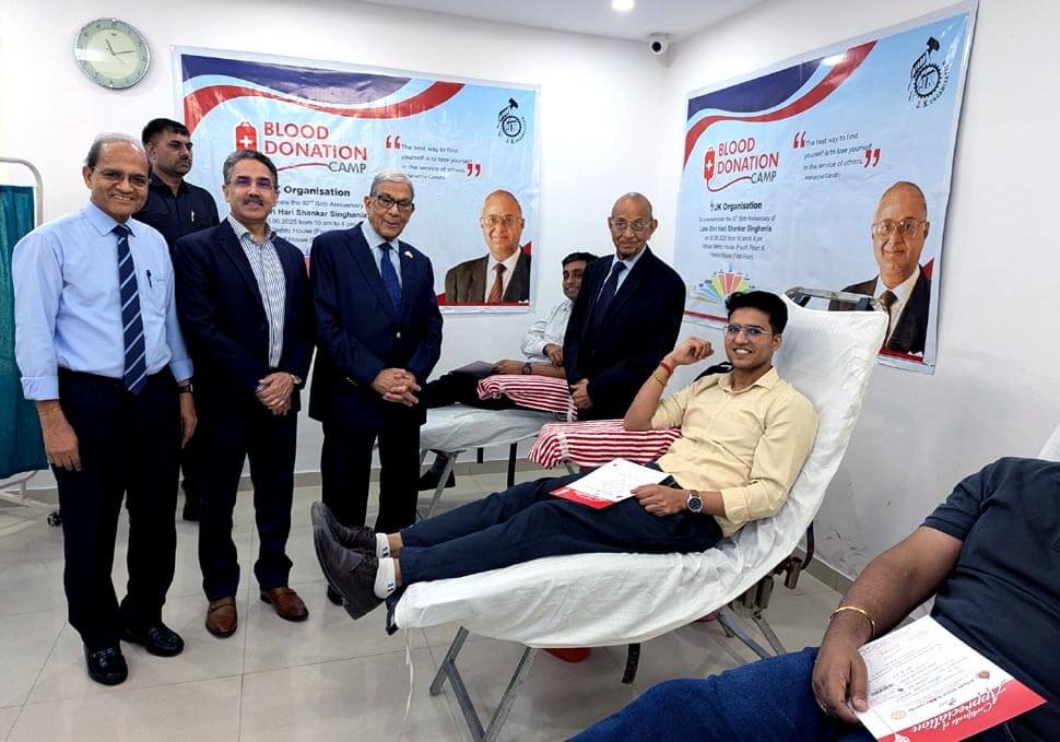 JK Organisation conducts Blood Donation Camps
