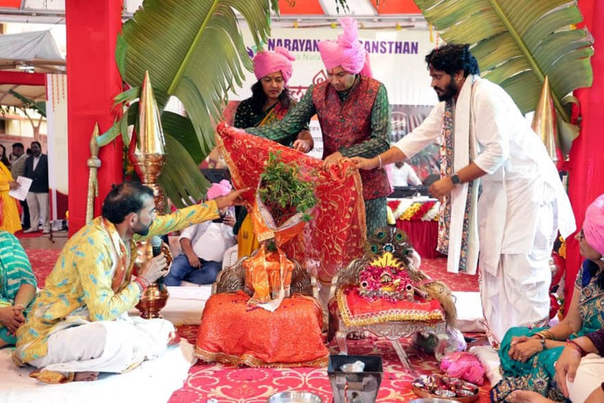 नारायण सेवा में तुलसी विवाह