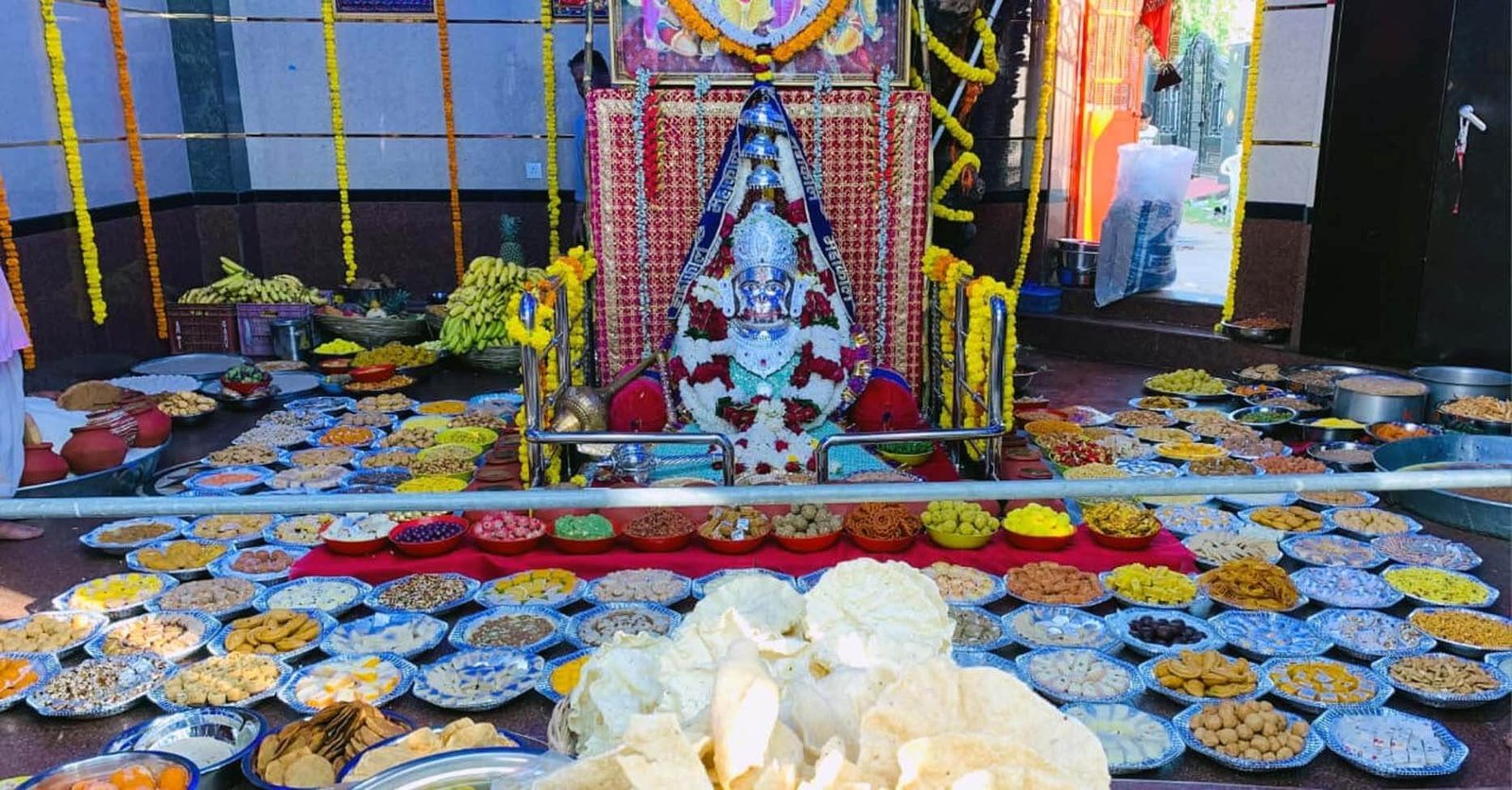 बाग वाले हनुमान जी के मंदिर में भव्य अन्नकूट महोत्सव