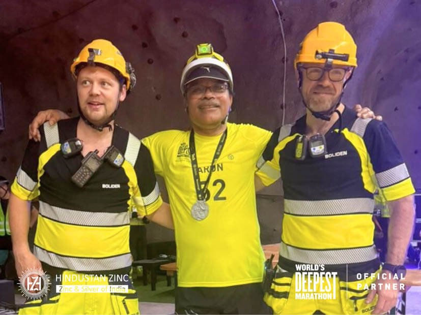 Hindustan Zinc completes the World’s Deepest Marathonin Sweden -Setting Two New Guinness World Records