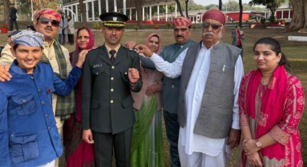 मेवाड़ के लाल अभिराज बने लेफ्टिनेंट, रविवार को उदयपुर में होगा स्वागत