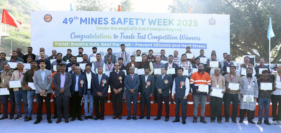 Hindustan Zinc Champions Safety and Innovation at 49th Mines Safety Week Celebration