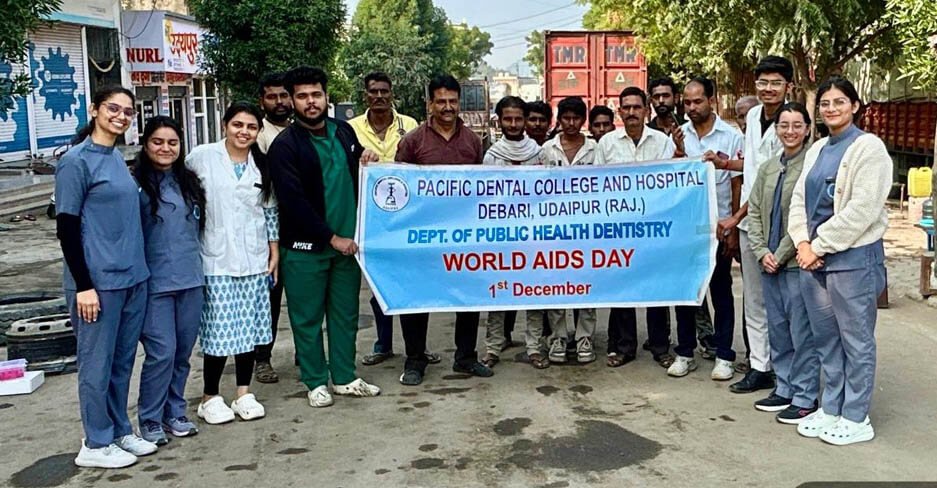 विश्व एड्स दिवस पर ट्रांसपोर्ट नगर में जागरूकता अभियान