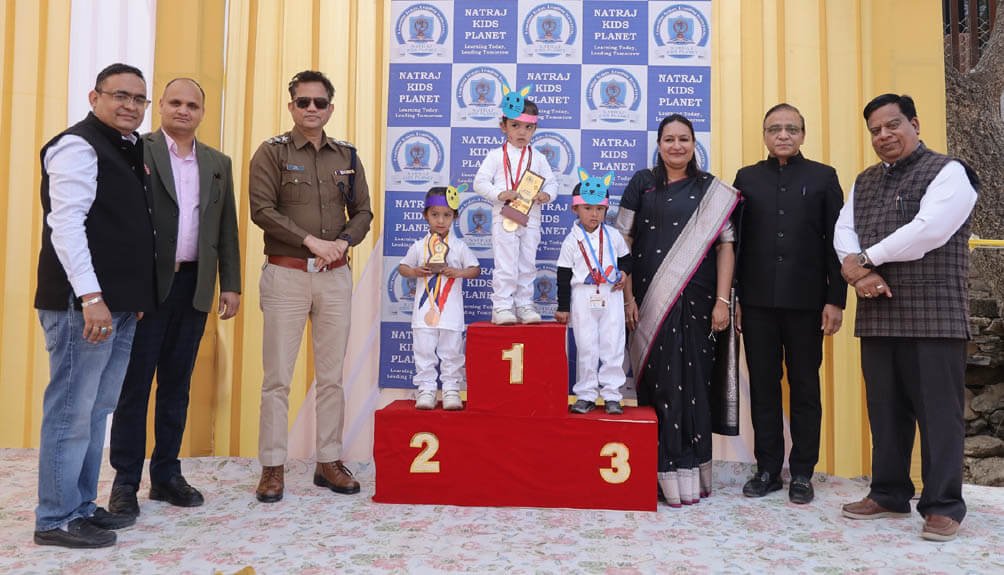 नटराज किड्स प्लैनेट, बापूनगर बड़गांव में एनुअल स्पोर्ट्स डे “Vitality 25–26” उत्साह के साथ संपन्न