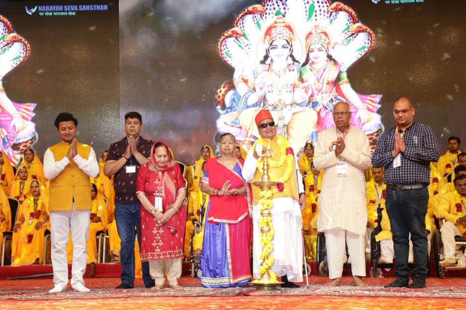 पीले रंग में रचा उम्मीदों का उत्सव : गणपति स्थापना संग शुरू हुआ 45वां दिव्यांग सामूहिक विवाह, 51 जोड़े रचेंगे सात फेरे