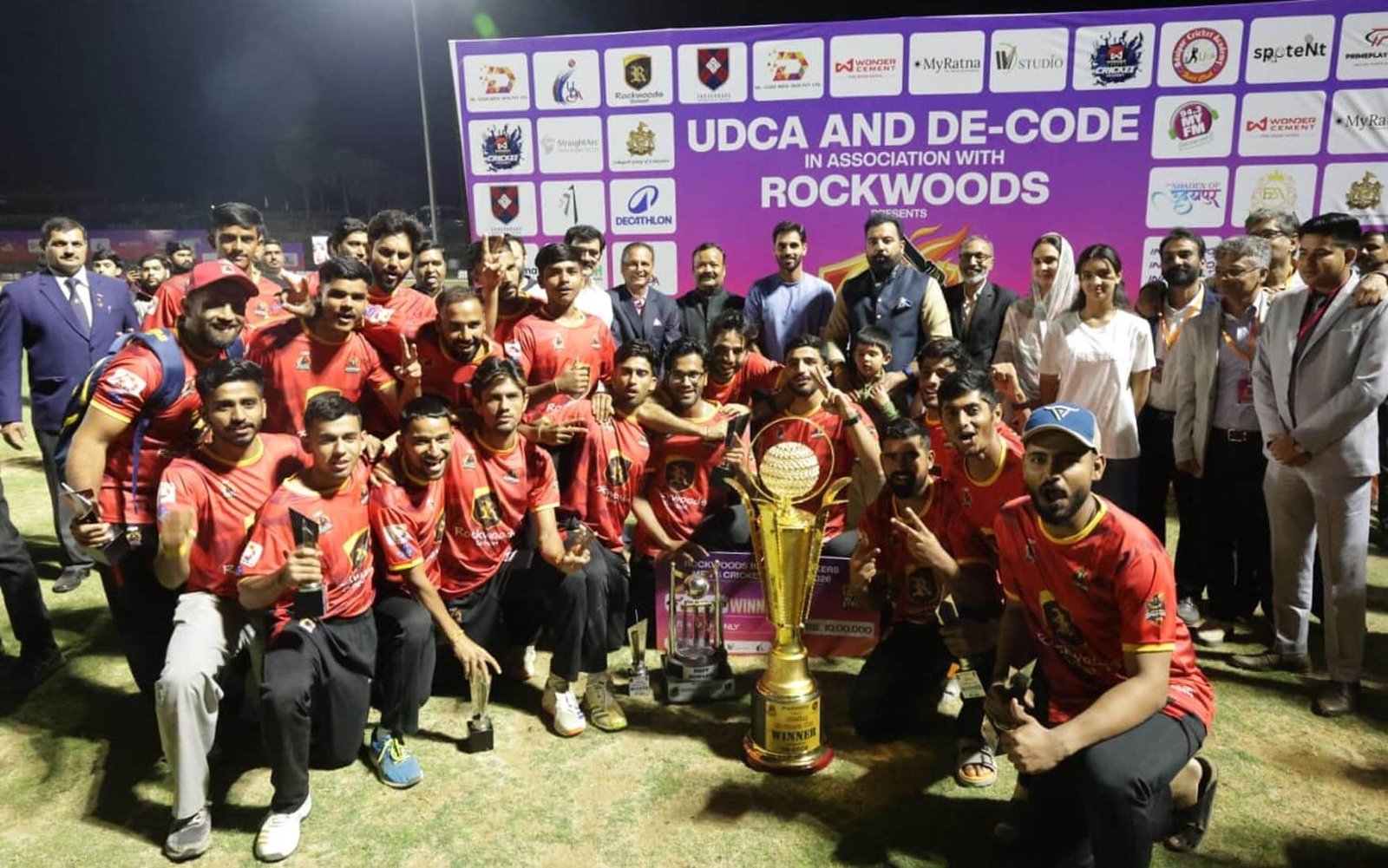 रॉकवुड्स ब्लेज़िंग स्ट्राइकर्स क्रिकेट कप 2026: स्पार्टन बना विजेता