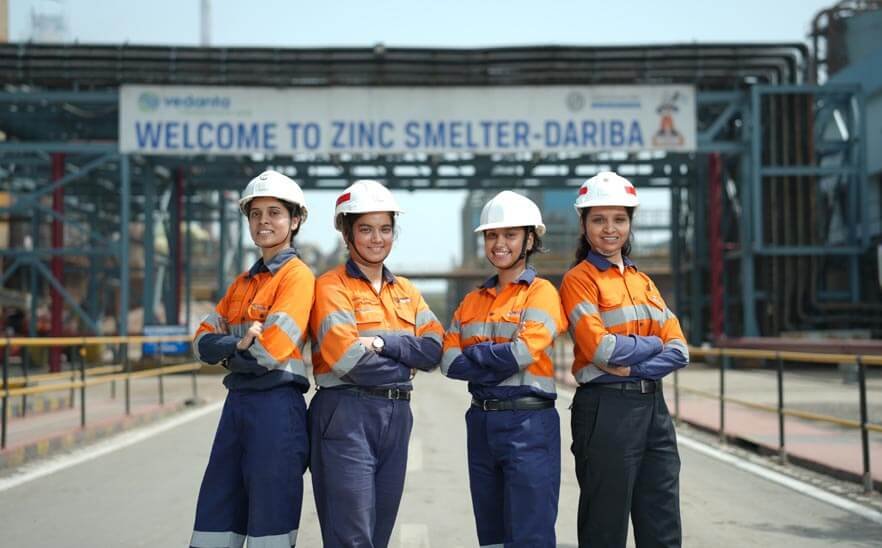 Hindustan Zinc Achieves 26.3% Women Workforce, Highest in India’s Metals &Mining Sector