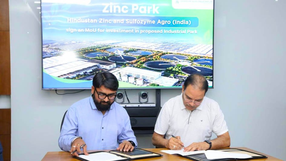 Hindustan Zinc Partners with SulfozymeAgroUnder Zinc Park Initiative to Advance Sustainable Metal Recovery