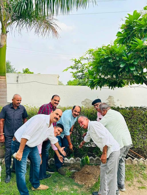 हरियाली राजस्थान अभियान के तहत मेवाड़ क्षत्रिय महासभा ने किया पौधारोपण